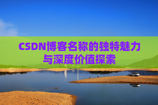 CSDN博客名称的独特魅力与深度价值探索